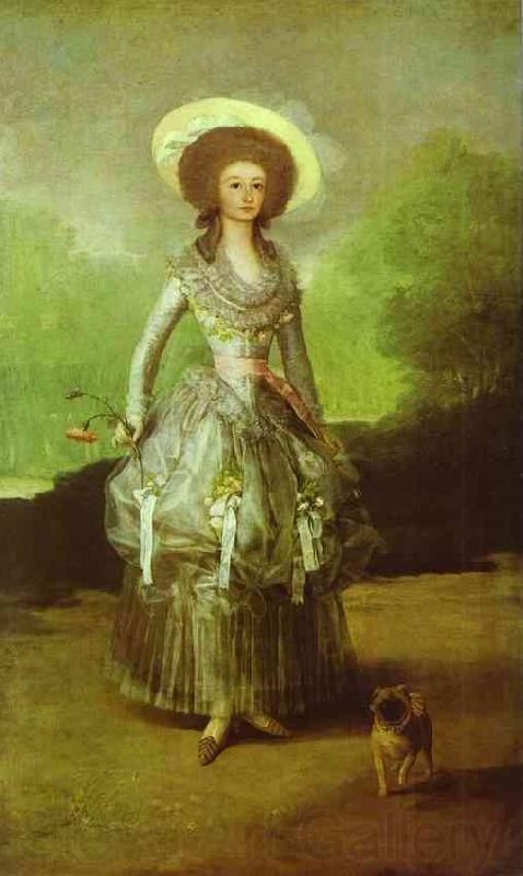 Francisco Jose de Goya The Marquesa de Pontejos Spain oil painting art
